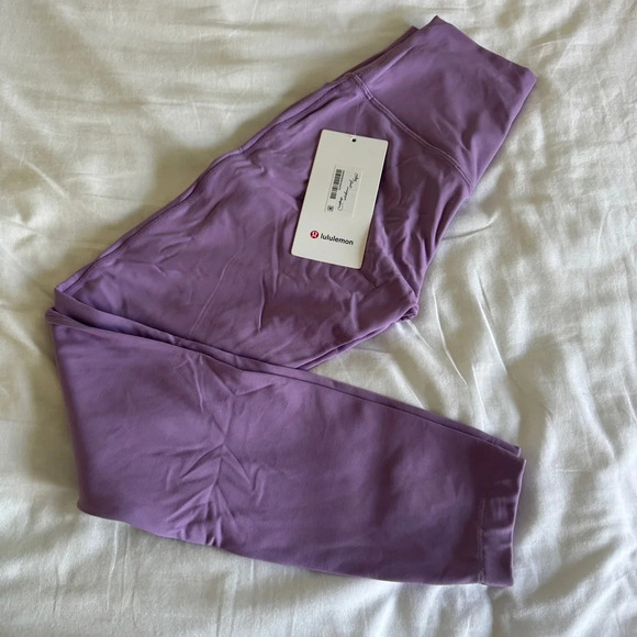 🆕 Lululemon Align High Rise Pants 25” Wisteria Purple - Picture 1 of 9